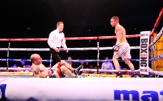 Boxing Results 2013 - Carl Frampton knocks out Kiko Martinez in their first encounter