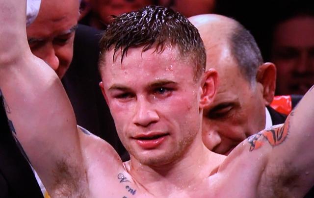 Boxing Results, Frampton vs Avalos - Carl Frampton celebrates win over Chris Avalos