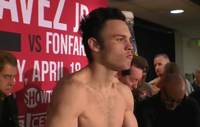 Chavez Jr vs Fonfara - Julio Cesar Chavez Jr Poses