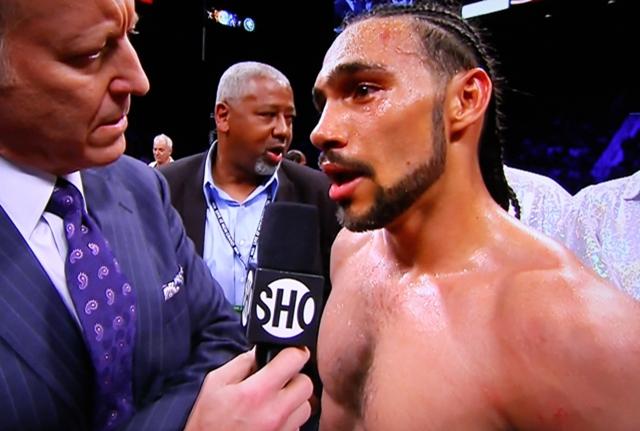 Thurman vs Diaz - Keith Thurman following win over Julio Diaz