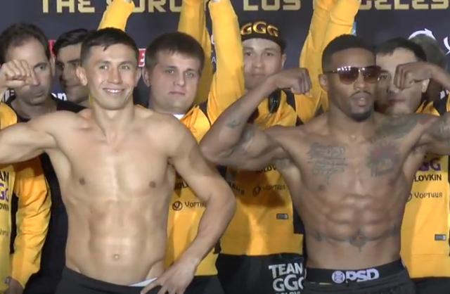 Golovkin vs Monroe Jr - Gennady Golovkin and Willie Monroe Jr Weigh-In