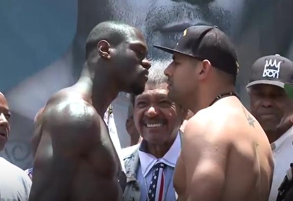 Widler vs Molina - Deontay Wilder and Eric Molina face off