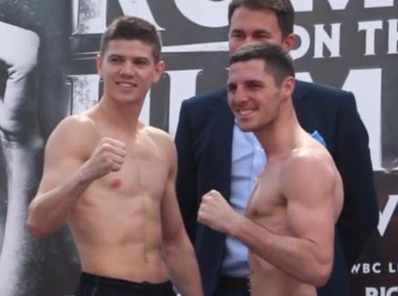 Campbell vs Coyle - Luke Campbell and Tommy Coyle successfully weigh-in