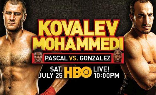 Kovalev vs Mohammedi Banner