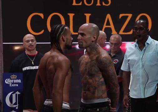 Thurman vs Collazo Weigh-In - Keith Thurman & Luis Collazo