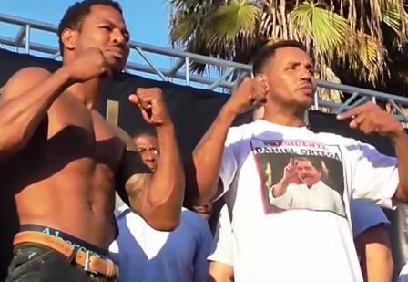 Mosley vs Mayorga II - Shane Mosley and Ricardo Mayorga weigh-in