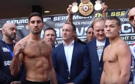 Buglioni vs Chudinov London weigh-in