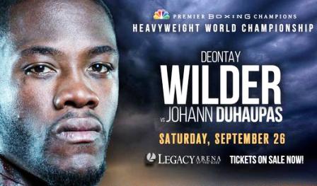 Wilder vs Duhaupas Weigh-In - Deontay Wilder faces Johann Duhaupas tonight