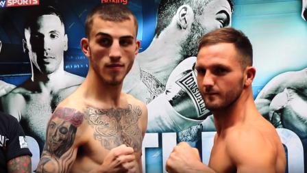 Eggington vs Evans - Sam Eggington and Dale Evans face off