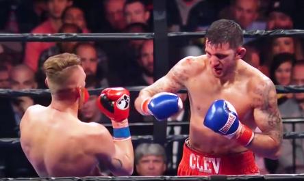 Fonfara-Cleverly - Nathan Cleverly lands right-straight on Andrzej Fonfara