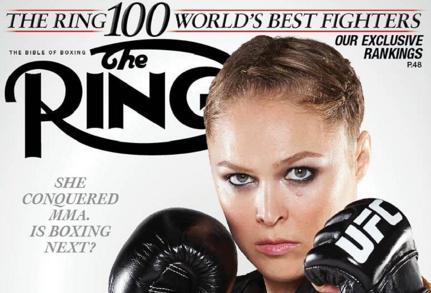 Ronda Rousey is 'The RING' magazine's first MMA cover star