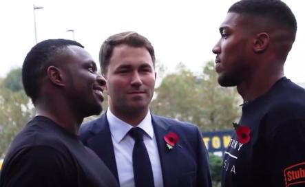 Anthony Joshua has a very healthy business relationship with Eddie Hearn