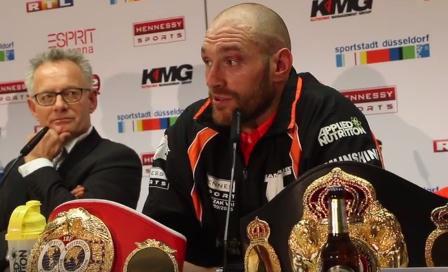 Klitschko vs Fury - Tyson Fury post-fight