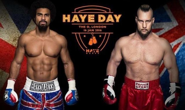 Haye vs De Mori Boxing Banner