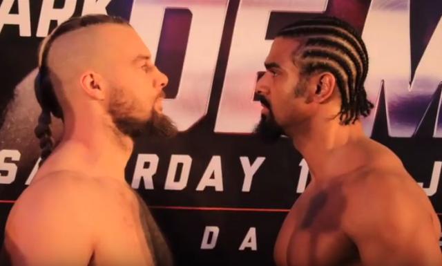 Haye vs De Mori - David Haye & Mark De Mori face off