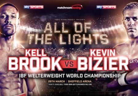 Brook vs Bizier Boxing Banner