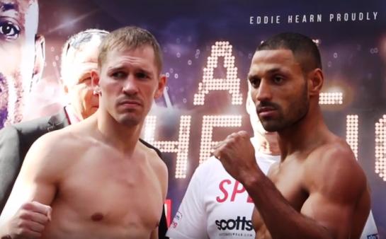 Fight night is set to go following the Brook vs Bizier weigh-in