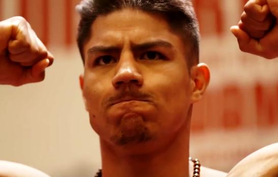 Jessie Vargas poses at Vargas vs Ali Weigh-In