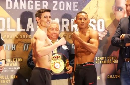 Crolla vs Barroso Manchester Weigh-In