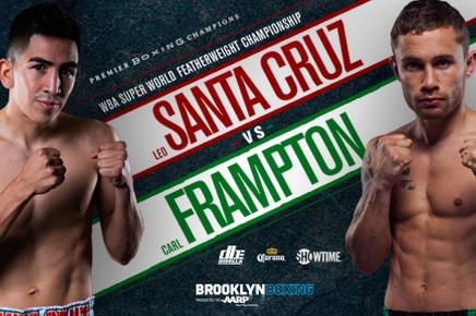 Frampton vs Santa Cruz will top tonight's stacked Brooklyn bill