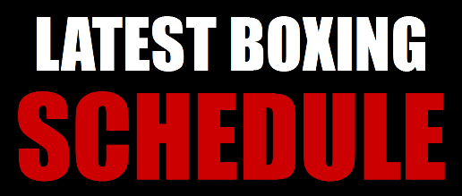 Latest Boxing Schedule Banner